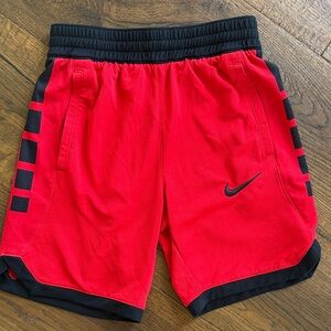 Nike Red and Black Sports Shorts